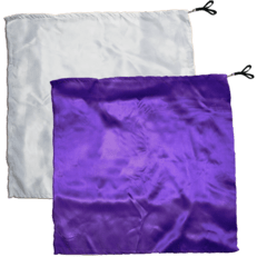 Swing Flag Quadrado Roxo e Branco - Vendido por par