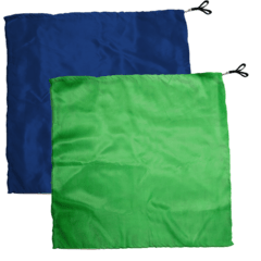 Swing Flag Quadrado Azul Escuro e Verde Claro - Vendido por par