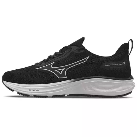 Tênis de Corrida Masculino Mizuno Cool Ride 3 preto branco