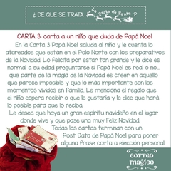 Carta de Santa Individual - tienda online