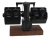 Reloj Flip De Mesa - Mecánico Automático - Retro Vintage Negro/madera - deOfertas
