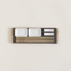 Set de sushi bamboo x 2