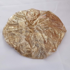 Gorra de baño cristal dorada gliter