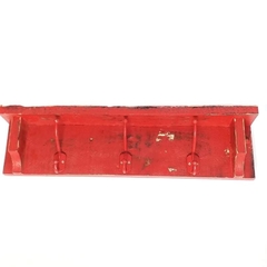 Perchero madera rojo - comprar online