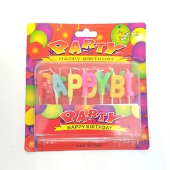 Velas de cumpleaños happy birthday