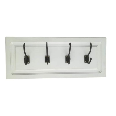Perchero de madera blanco x 4
