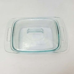 Fuente para horno vidrio con tapa Pyrex - comprar online