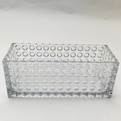 Florero rectangular de vidrio - comprar online
