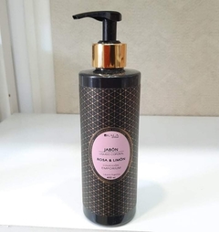 Jabón liquido corporal rosa y limón