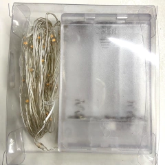 Tira de 50 luces led luz fria a pila, 5 m - comprar online