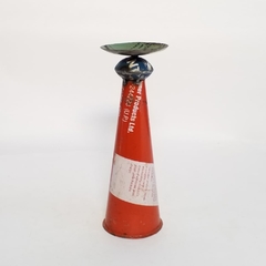 Candelabro chapa roja 22 cm