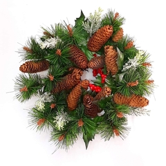 Centro navideño 33 cm de diámetro