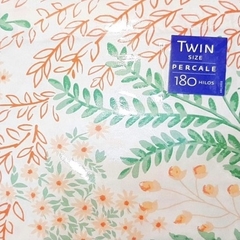 Juego de Sábanas twin Arco Iris floral tropical 180 hilos en internet