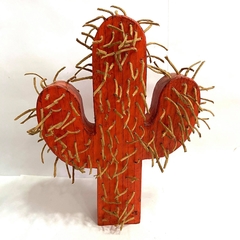 Cactus de madera mediano - comprar online