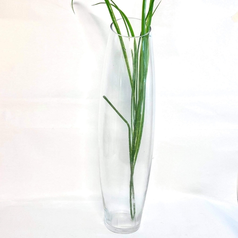 Florero de vidrio tubo