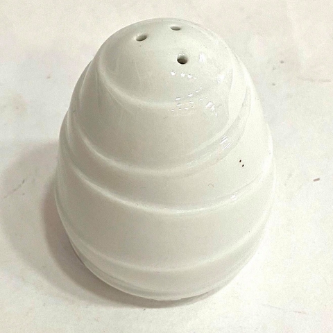 Salero cerámica blanca texturada