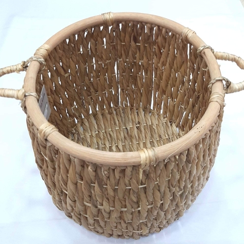Cesto/ maceta fibras naturales tamaño grande