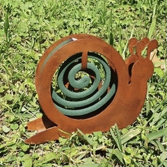 Porta espiral caracol óxido
