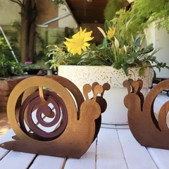 Porta espiral caracol óxido - comprar online