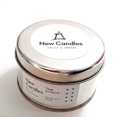 Vela de soja Aromáticas naranja y pimienta en lata - comprar online