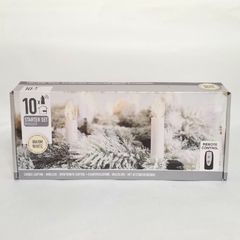 Velas a pila con control remoto x 10 unidades