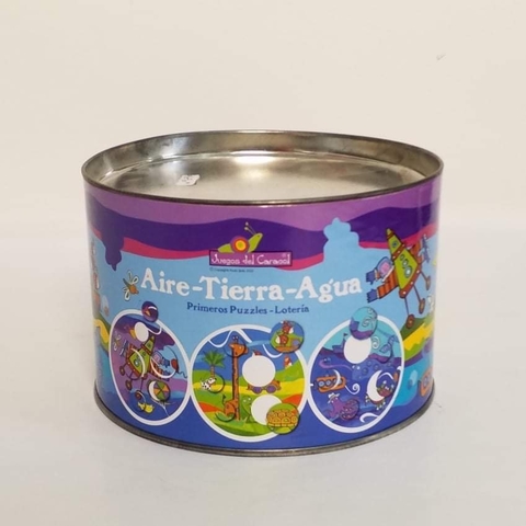 Puzzle lotería aire tierra agua - comprar online