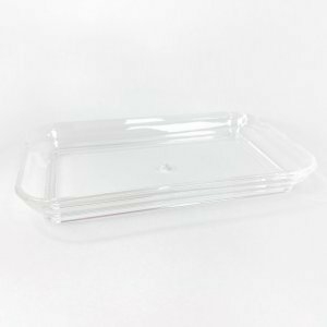 Bandeja acrílica 20 x 12 cm