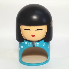 Porta esponja muñeca  celeste - comprar online