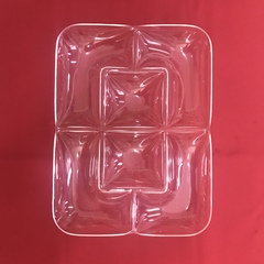 Copetinero acrílico x 6 rectangular - comprar online