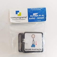 Pictogramas Rutina ir al baño nenes