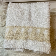 Toallas de mano con encaje natural - comprar online