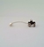 Brinco Ear Cuff de Pressão Corrente Flores - LK Lilian Karla Pratas e Acessórios