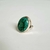 Anel Oval Turquesa Verde na internet
