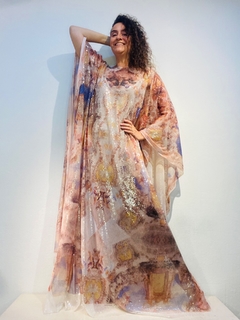 Vestido Maxi Longo Paetê Giardino