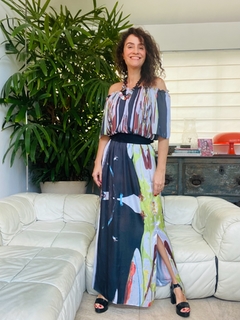 Image of Blusa Cigana Crepe Ganesha