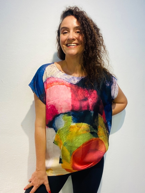 Camiseta Kaftan Cetim Kupkla