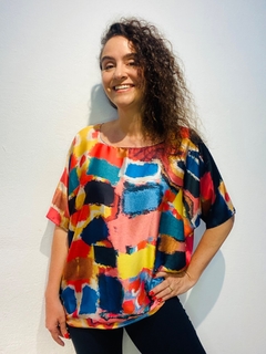 Camiseta Morcego Cetim Fabienne