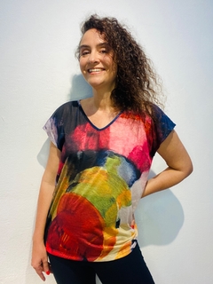 Image of Camiseta Kaftan Vual de Malha Kupkla