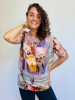 Camiseta Básica Vual de Seda Afresco - comprar online