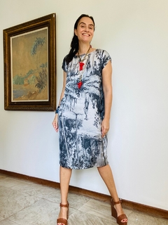 Vestido kaftan Cetim Coqueiros on internet