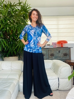 Blusa Canoa 3/4 V - ALESSA