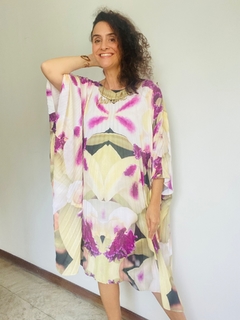 Vestido Plissado Curto Crepe Orquídea Branco - online store