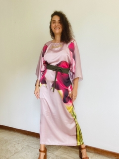 Vestido Maxi Longo Cetim Calla Vermelha - online store