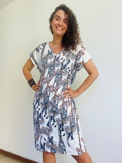 Vestido Kaftan Jersey Zebra on internet