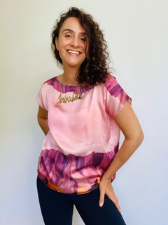 Camiseta Kaftan Cetim Falesia