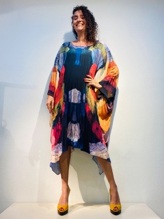 Image of Vestido Plissado Curto Crepe Kupkla