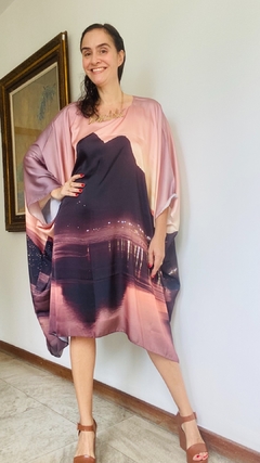 Vestido Maxi Curto Cetim Morro Dois Irmãos - comprar online