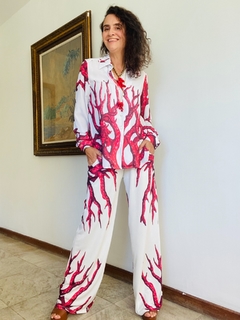 Imagem do Camisa Social Crepe Coral
