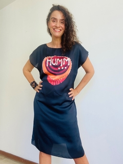 Vestido Kaftan Cetim Cupcake Humm