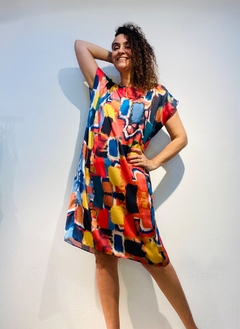 Vestido Kaftan Cetim Fabienne on internet